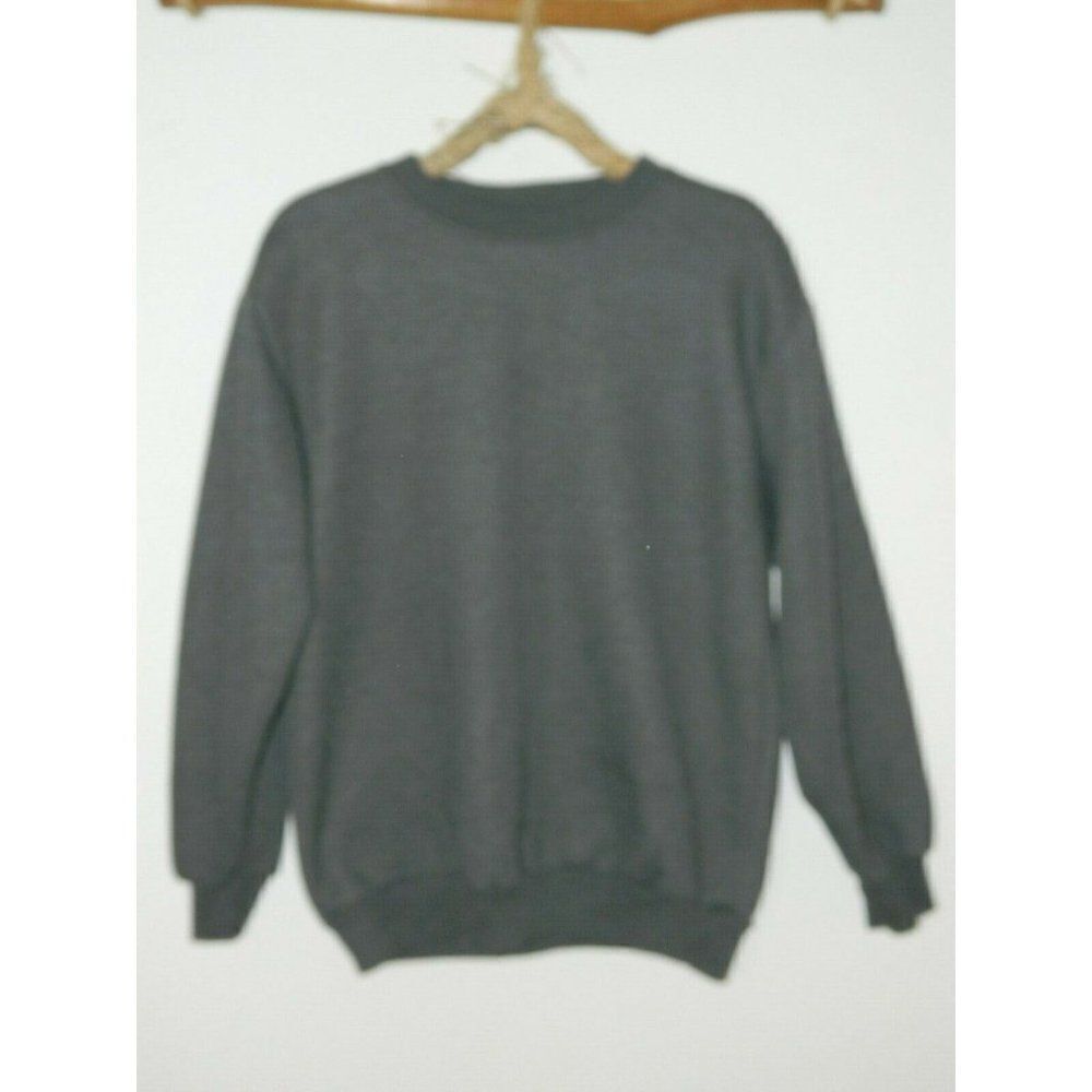 Hill Sweatshirt Men's Gray Heavyweight Fleece Pullover Size Medium‎